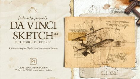 اکشن طرح داوینچی | Da Vinci Sketch Action