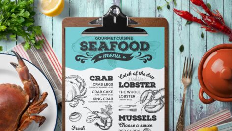 منوی غذای دریایی | Seafood Menu