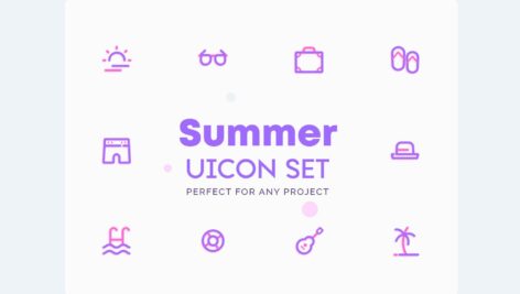 آیکون های تابستان | Summer Icons