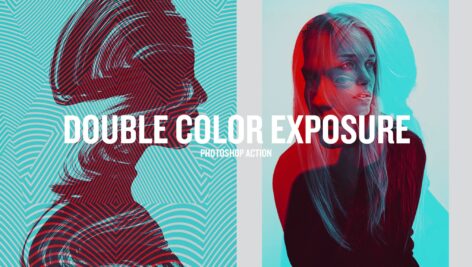 اکشن نوردهی دو رنگ | Double Color Exposure Action