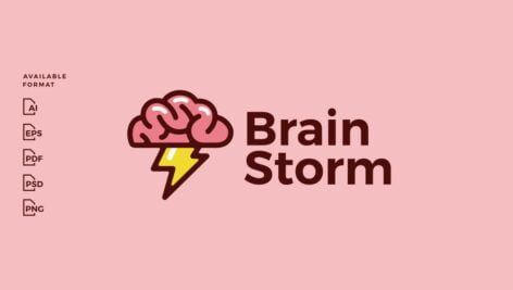 لوگو ایده پردازی | Brain Storm Logo