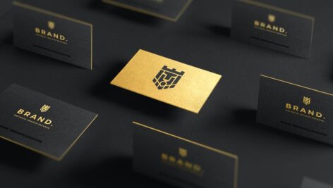 کارت ویزیت طلایی | Gold Business Cards