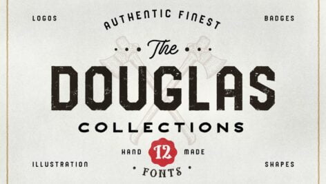 فونت انگلیسی مجموعه های داگلاس | The Douglas Collections English Font