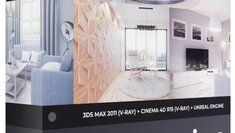 دانلود مجموعه سه بعدی طراحی داخلی CGAxis 3D Interiors Collection Volume 5