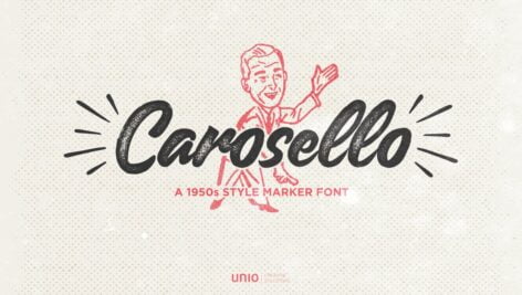 فونت انگلیسی چرخ فلک | Carosello English Font
