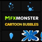 پروژه پریمیر حباب های کارتونی