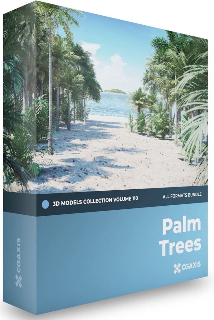 کالکشن درخت نخل CGAxis - 110 Palm Trees