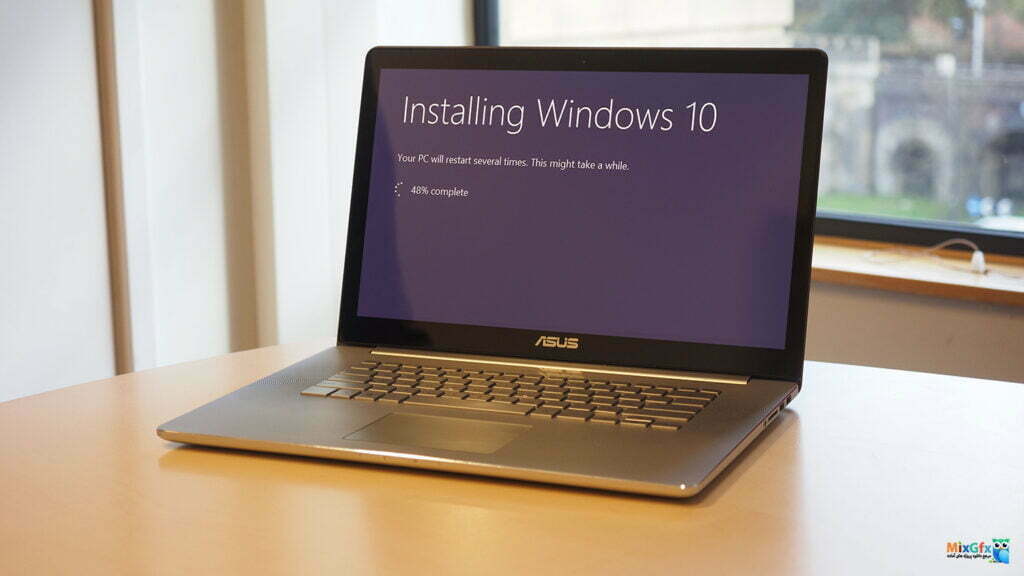 آموزش رایگان ویندوز 10  install Window