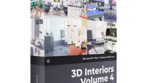 دانلود مدل سه بعدی طراحی داخلی CGAxis 3D Interiors Collection Volume 4