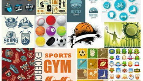 دانلود پک المان های ورزشی | Sport Design Elements