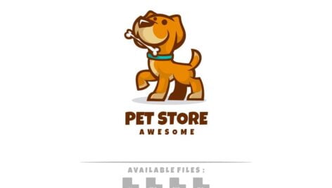 لوگوی فروشگاه حیوانات خانگی