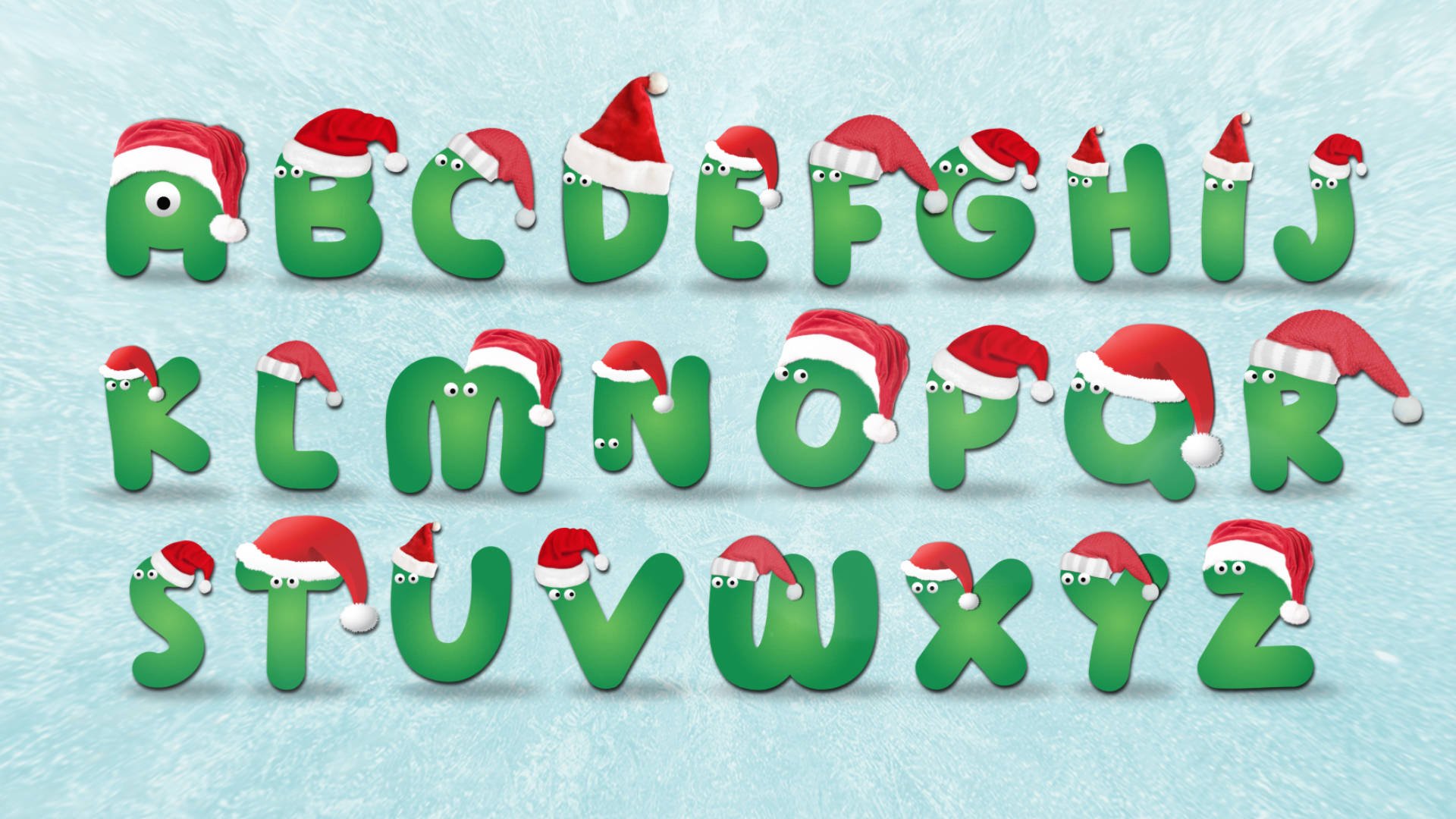 پروژه افترافکت حروف کریسمسی | Christmas Typeface After Effects