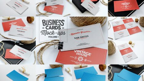موکاپ های کارت ویزیت | Business Cards Mockups