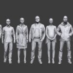 دانلود مدل سه بعدی انسان | Complete Lowpoly People Pack Vol 1