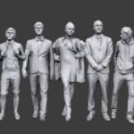 دانلود مدل سه بعدی انسان | Complete Lowpoly People Pack Vol 1