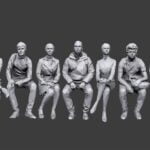 دانلود مدل سه بعدی انسان | Complete Lowpoly People Pack Vol 1