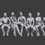 دانلود مدل سه بعدی انسان | Complete Lowpoly People Pack Vol 1