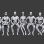 دانلود مدل سه بعدی انسان | Complete Lowpoly People Pack Vol 1