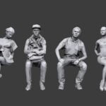 دانلود مدل سه بعدی انسان | Complete Lowpoly People Pack Vol 1