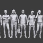 دانلود مدل سه بعدی انسان | Complete Lowpoly People Pack Vol 2