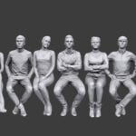 دانلود مدل سه بعدی انسان | Complete Lowpoly People Pack Vol 2