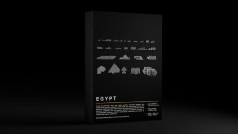 دانلود مجموعه مدل سه بعدی بناهای مصری | Kitbash3D Egypt
