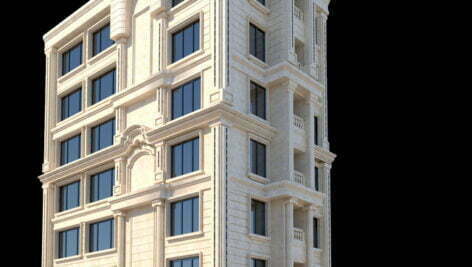 دانلود سه بعدی نمای ساختمان کلاسیک | Classic Building 3D MAX