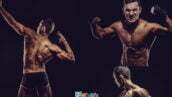 دانلود مجموعه شاتر استوک مرد بدنساز | Man Fitness Model Stock Photo
