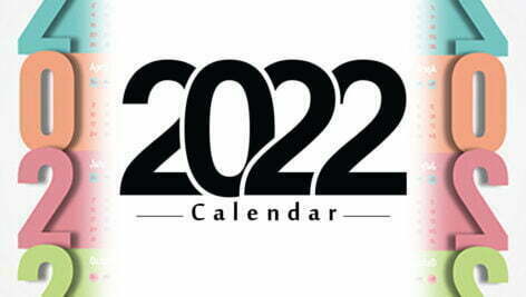 دانلود مجموعه وکتور تقویم | 2022 Calendar Design Templates