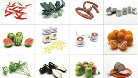 دانلود رایگان مدل سه بعدی مواد غذایی | Dosch3D Food Groceries