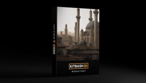 دانلود مدل سه بعدی محیط خاورمیانه | Kitbash3D Middle East