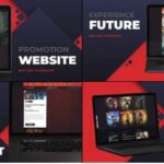 پروژه افترافکت تبلیغات لپ تاپ در وب سایت | Original Website Laptop Promo