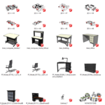 دانلود رایگان مدل سه بعدی متریال اسکچاپ | ۱۰Gb Sketch Up Library