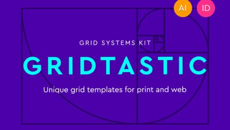 صفحات شبکه بندی شده Gridtastic Grid Kit