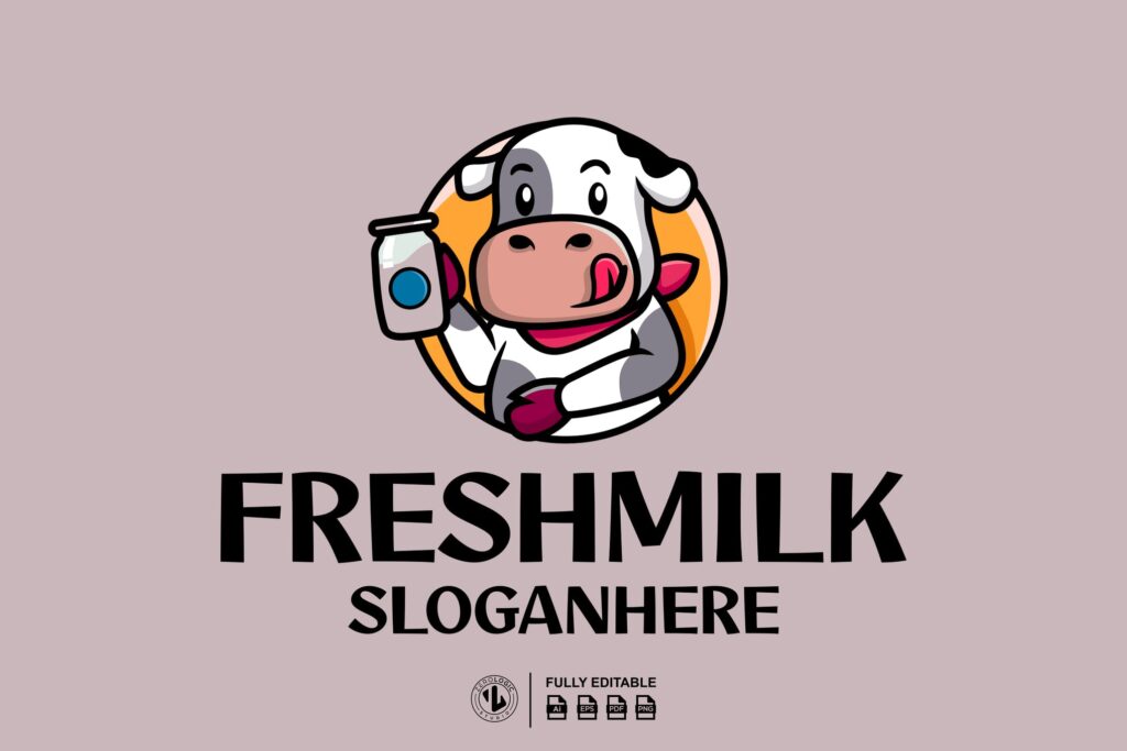 لوگوی شیر تازه
