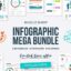 دانلود مگا پک المان نمودارهای اینفوگرافیگی Infographic Mega Bundle