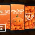 پروژه افترافکت استوری اینستاگرام هالووین Halloween Instagram Stories