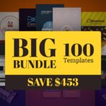 دانلود مجموعه 100 طرح کارت ویزیت لایه باز 100Business Card Template Bundle