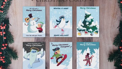 کارت پستال های کریسمسی Christmas Cards Collection