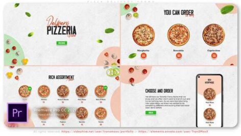 پروژه پریمیر تبلیغاتی تحویل پیتزا