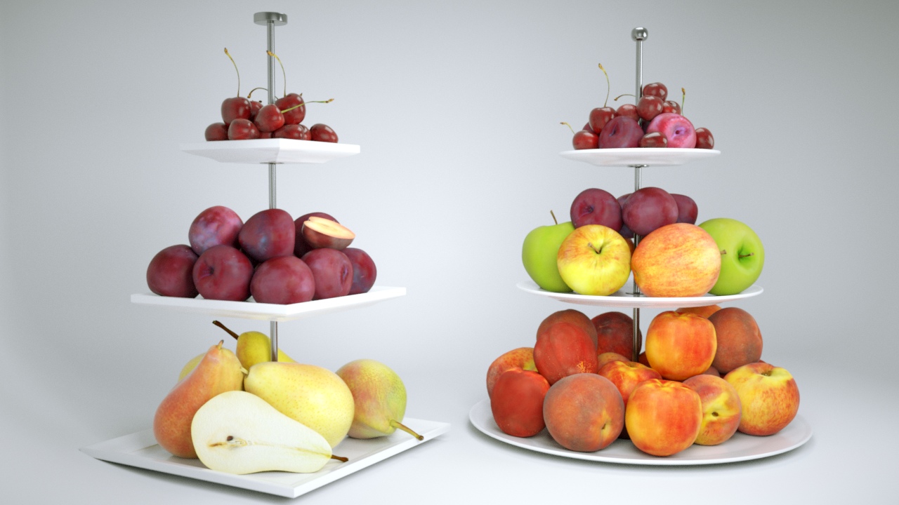 دانلود مجموعه میوه های واقعی سه بعدی Real Fruits 3D