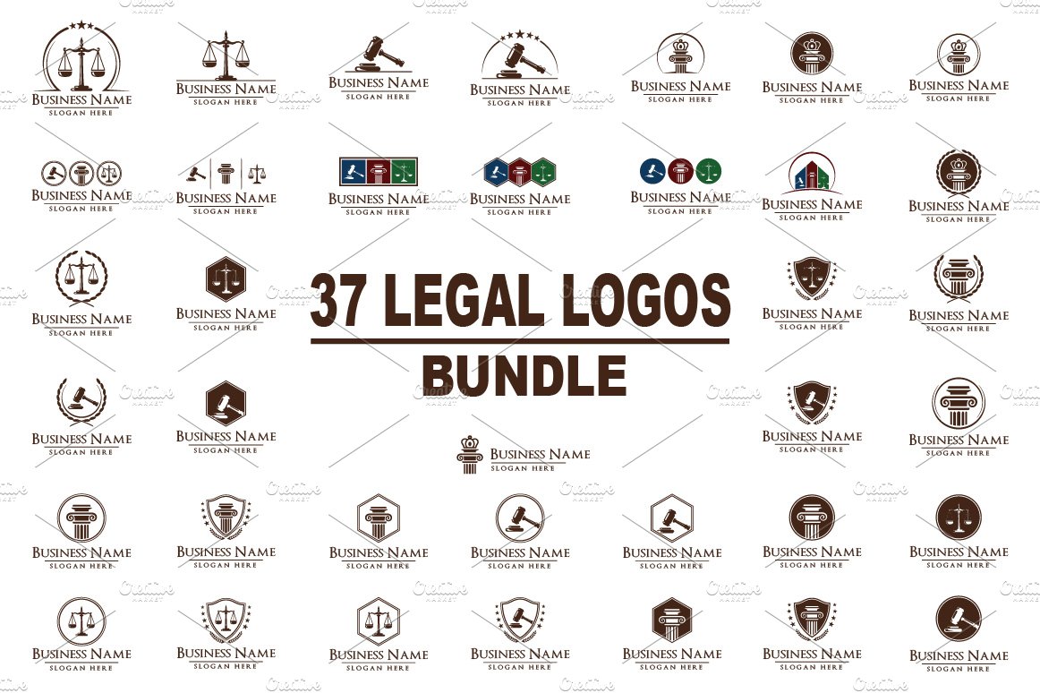 دانلود 37 لوگوی قانونی  37legal logos bundle