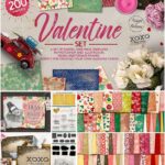 دانلود بسته بزرگ 100 عناصر روز ولنتاین Big Valentines Day Elements Bundle