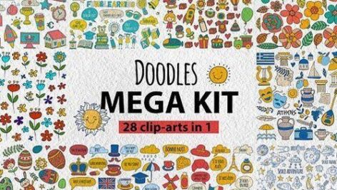 مگا کیت کودکانه و کارتونی Doodle Mega Kit