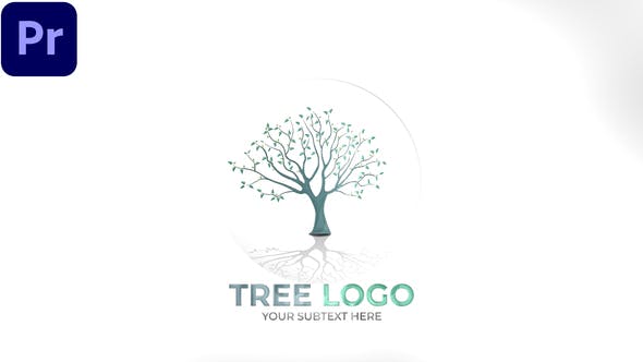 پروژه پریمیر لوگوی درخت