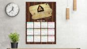 دانلود تقویم دیواری صنایع چوب و نجاری 1401 Wall Calendar