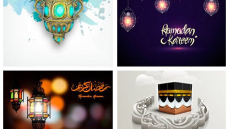 دانلود تصاویر وکتور ماه مبارک رمضان Amazing ShutterStock Ramadan Kareem