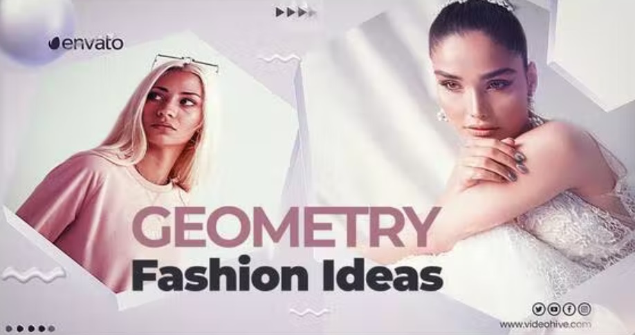 پروژه افترافکت ایده های مد هندسه Geometry Fashion Ideas
