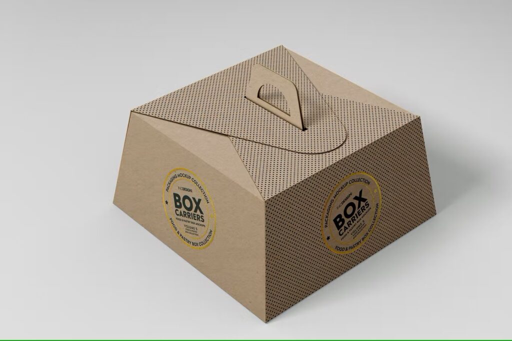 موکاپ جعبه های مواد غذایی