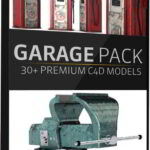 دانلود مدل سه بعدی مجموعه گاراژ با تجهیزات Introducing the 3D Garage Pack